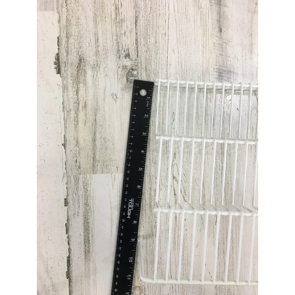 3-Tier Rack Wire Covered White Step Shelf Spice Rack